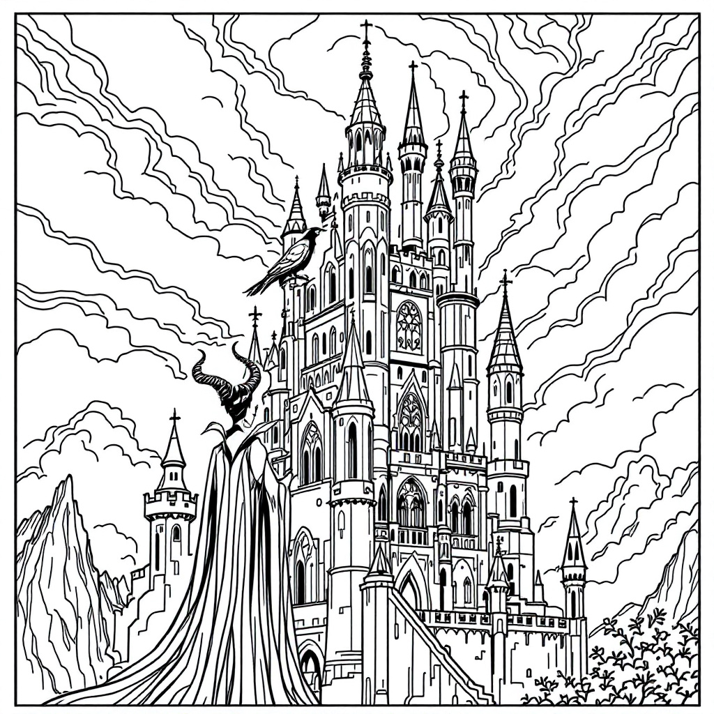 Disney Villain Free Coloring Pages